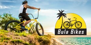 Bula Bike on beach