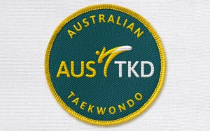 Australian Taekwondo dobuk martial arts patch