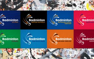 Badminton Australia state logos